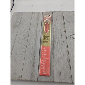 Vintage J&P Coats Neck Opening Metal Zipper 16" Tango 135-C Orange